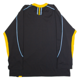 ADIDAS UCCS Mens Jersey Black Long Sleeve USA Crew Neck Nylon 2XL