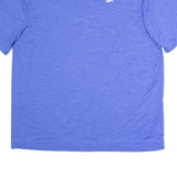 REEBOK Womens T-Shirt Blue Crew Neck XL
