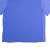 REEBOK Womens T-Shirt Blue Crew Neck XL
