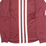 ADIDAS ORIGINALS Mens Jersey Maroon Long Sleeve High Neck L