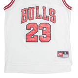 NIKE Chicago Bulls Alternate #23 Jordan Mens Jersey White Sleeveless 90s USA S
