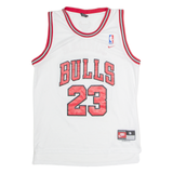 NIKE Chicago Bulls Alternate #23 Jordan Mens Jersey White Sleeveless 90s USA S