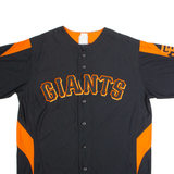 MAJESTIC San Francisco Giants Maid Of Honour Mens Jersey Black USA V-Neck L