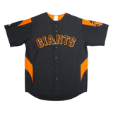 MAJESTIC San Francisco Giants Maid Of Honour Mens Jersey Black USA V-Neck L