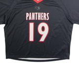 NIKE Park Tudor Panthers #19 Englum Mens Jersey Black USA V-Neck 2XL