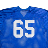 RUSSELL ATHLETIC Alberta Football #65 Mens Jersey Blue USA V-Neck 3XL