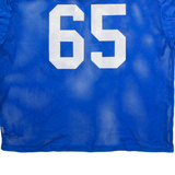 RUSSELL ATHLETIC Alberta Football #65 Mens Jersey Blue USA V-Neck 3XL
