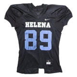 NIKE Helena Football #89 Meinberg Mens Jersey Black USA V-Neck Nylon L