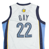 ADIDAS Memphis Grizzlies Home #22 Gay Mens Jersey White Sleeveless USA V-Neck M