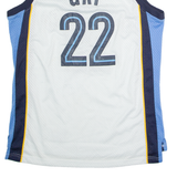 ADIDAS Memphis Grizzlies Home #22 Gay Mens Jersey White Sleeveless USA V-Neck M
