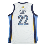 ADIDAS Memphis Grizzlies Home #22 Gay Mens Jersey White Sleeveless USA V-Neck M