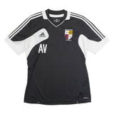 ADIDAS Marauders 'AV' Training Mens Football Shirt Jersey Black USA V-Neck XL