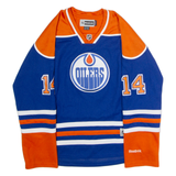 REEBOK Edmonton Oilers Home #14 Eberle Womens Jersey Blue USA V-Neck 2XL