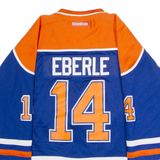 REEBOK Edmonton Oilers Home #14 Eberle Womens Jersey Blue USA V-Neck 2XL