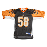 REEBOK Cincinnati Bengals Home #58 Maualuga Mens Jersey Black USA V-Neck M