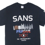 GILDAN Prague Mens T-Shirt Black S