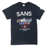 GILDAN Prague Mens T-Shirt Black S