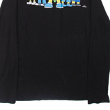 The Simpsons Womens T-Shirt Black Long Sleeve M