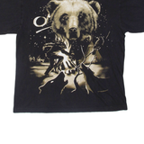 ROCK EAGLE Bear Mens T-Shirt Black L