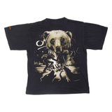ROCK EAGLE Bear Mens T-Shirt Black L
