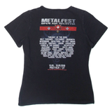 FRUIT OF THE LOOM Metalfest Girls Band T-Shirt Black S