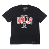 MITCHELL & NESS Chicago Bulls Womens T-Shirt Black USA L
