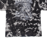 Motorcycle Mens Biker T-Shirt Black L