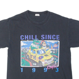 JOHN GAFT Monkey & Crocodile Mens T-Shirt Grey M