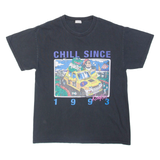 JOHN GAFT Monkey & Crocodile Mens T-Shirt Grey M