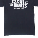 GILDAN Plein Les Watts Festival Mens T-Shirt Black S