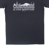 COLUMBIA Womens T-Shirt Black S