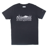 COLUMBIA Womens T-Shirt Black S