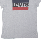 LEVI'S Womens T-Shirt Grey L