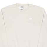 ADIDAS Mens Sweatshirt Cream S