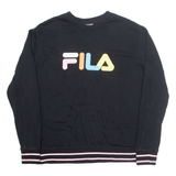 FILA Womens Sweatshirt Black 2XL