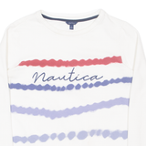 NAUTICA Womens Sweatshirt White S