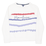 NAUTICA Womens Sweatshirt White S