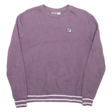 FILA Womens Sweatshirt Purple S