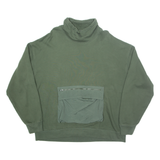 LEVI'S Relaxed Mens Sweatshirt Green High Neck XL