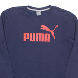 PUMA Mens Sweatshirt Blue M