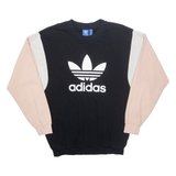 ADIDAS Womens Sweatshirt Black UK 8