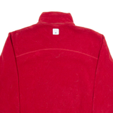NAUTICA Mens Jumper Red 1/4 Zip Tight Knit M