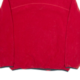 NAUTICA Mens Jumper Red 1/4 Zip Tight Knit M