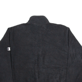 CHAMPION Wisconsin Badgers Mens Jumper Black 1/4 Zip Tight Knit L