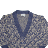 PROGRESSIVE APPAREL CLOTHING COMPANY Mens Patterned Cardigan Grey L