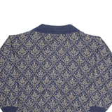 PROGRESSIVE APPAREL CLOTHING COMPANY Mens Patterned Cardigan Grey L