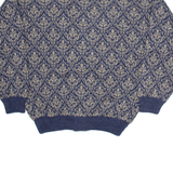 PROGRESSIVE APPAREL CLOTHING COMPANY Mens Patterned Cardigan Grey L