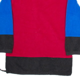 CHEETAH Mens Patterned Fleece Red Colourblock Tight Knit M