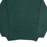 EMS Mens Fleece Green 1/2 Zip Tight Knit M