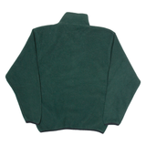 EMS Mens Fleece Green 1/2 Zip Tight Knit M